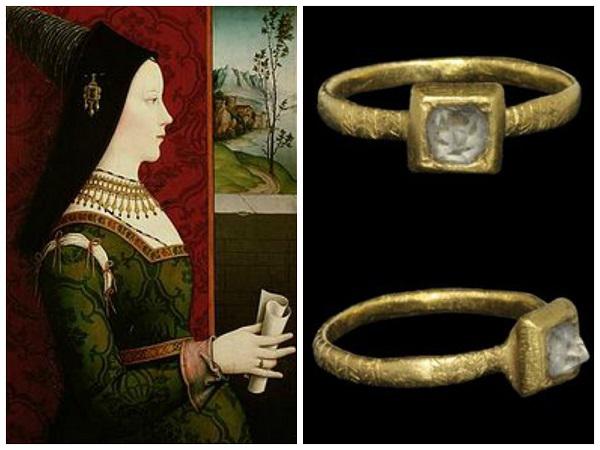 Помолвочное кольцо Марии Бургундской